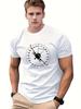 Summer Mens Tshirt Airplane Pattern Print Casual Cool Loose Oneck for Men Tees Hip Hop Tees Fashion Male Clothing T Shirt