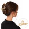 Hair Clip Bow Clasp With Pearl, Metal Strong 11.5Cm Sp463