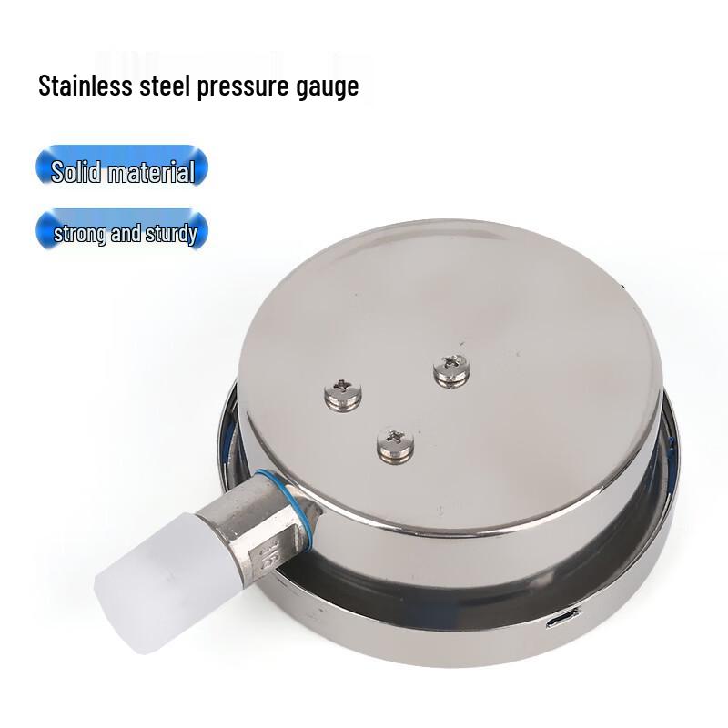 Yixiu 304 Stainless Steel Vibration-Resistant Pressure Gauge