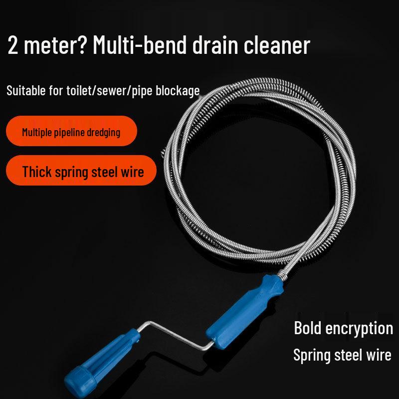Sewer and Toilet Unclogging Tool - Kitchen and Bathroom Pipe Dredger for Blockages