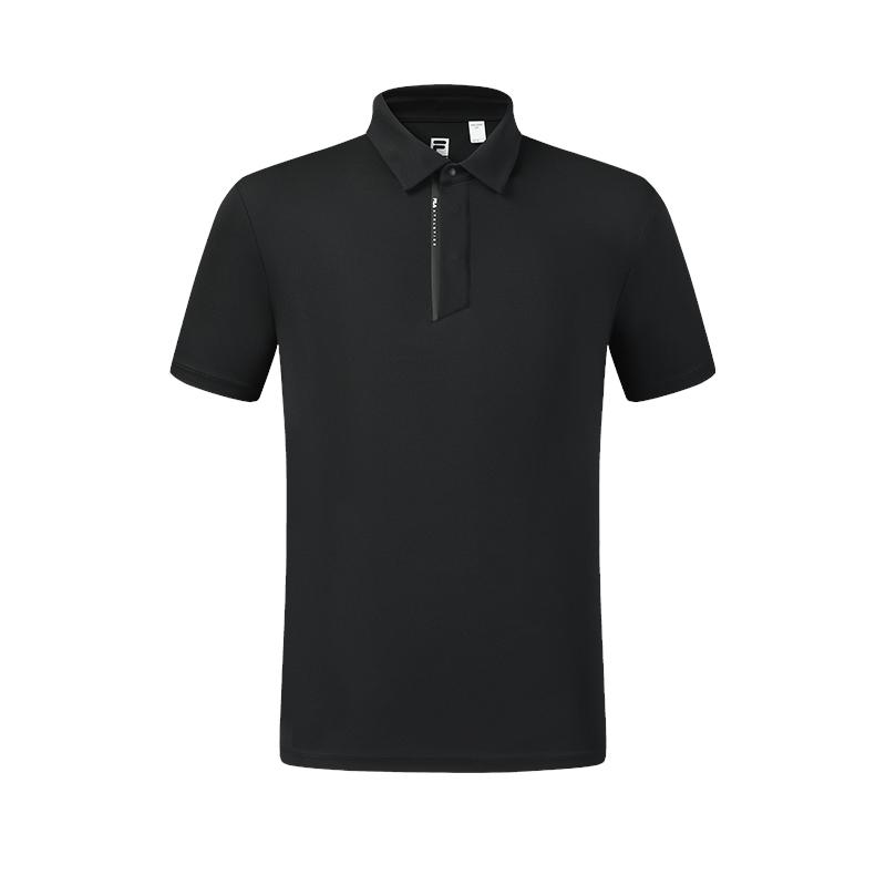 

FILA Fitness Fashion Minimalist Personality Basic Sports Training Versatile Comfortable Short Sleeve Polo Shirt Men tops Deep-Black A11M621111FBK XL