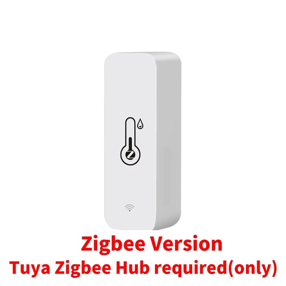 

ZigBee 3.0/Wifi Smart Temperature And Humidity Sensor Tuya WiFi Indoor Hygrometer APP Monitor Real-time Updates