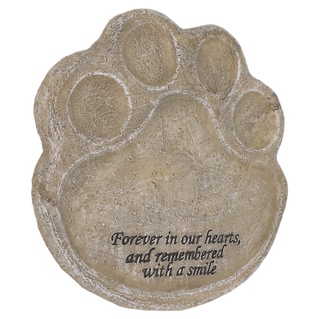 Pet Memorial Stone Synthetic Resin Weatherproof Pet Tombstone for Died Pets Outdoor