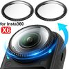 Pro Insta360 X6 Prémiový kryt objektivu Ochranný kryt pro Insta 360 X6 X5 Anti-scratch Fotoaparát Otočné instalace Objektiv PC Kryt Fólie