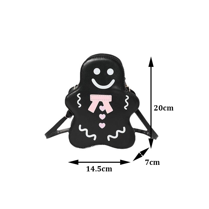 New Kawaii Bag Women Cartoon Shoulder Bag For Women Crossbody Bag Small PU Leather Phone Purse Bag CLE