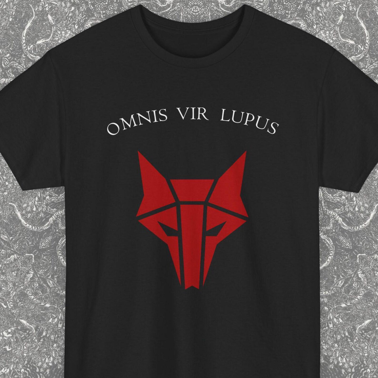 Red Rising Cosplay Shirt Gift, Omnis Vir Lupus T-Shirt, Libertas Reaper, Red Rising Fanart Merch, Red Rising Costume Gift for Her Him 2XL