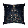 Holiday Christmas Tree Pillowcase Printed Polyester 45X45Cm Throw Pillowcover Decorative Sofa Cushion Pillowslip Home Decor