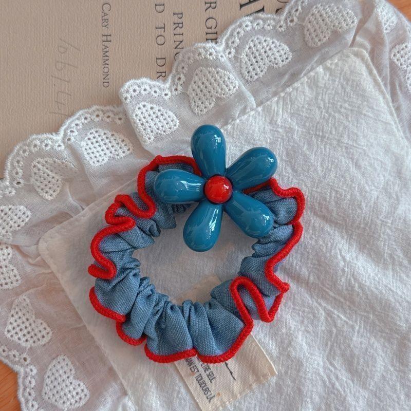 Sky Blue Flower Hair Claw Clips Sweet Girls Clamp Barrettes Exquisite Elegance Shark Crab Clips Women Hair Accessoires