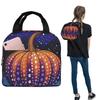 Yayoi Kusama Polka Pumpkin Insulated Lunch Bag for Women Kids Portable Food Boxes Thermal Lunch Box Tote