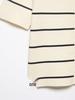 2026 Spring European-Style Striped Knit Cardigan with Half Skirt