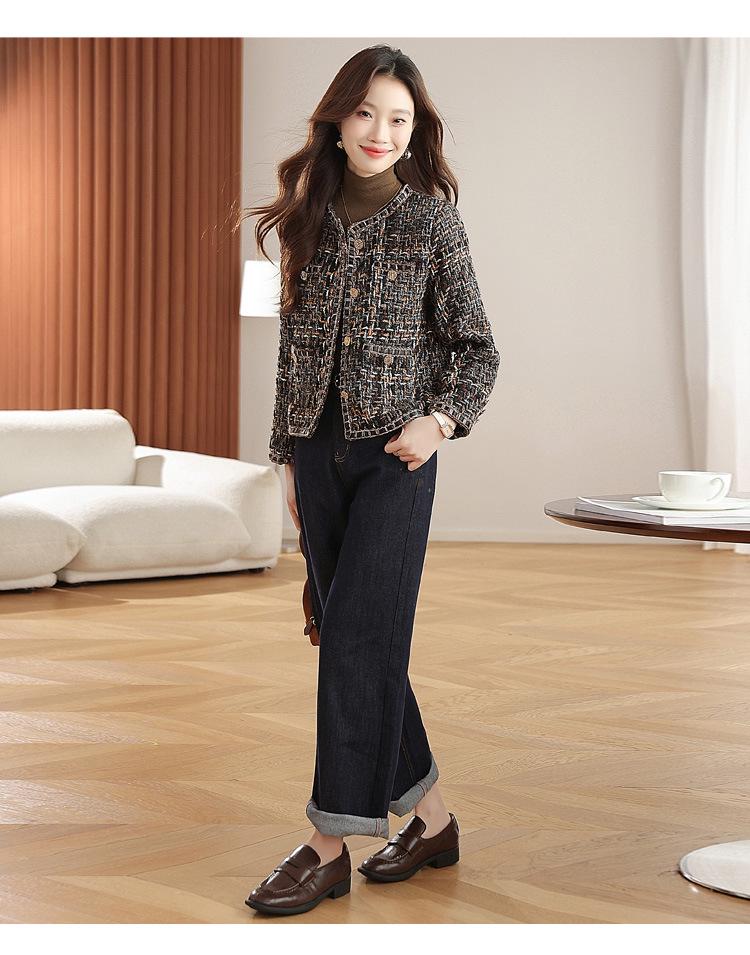 2026 New Arrival Petite French Style Women's Tweed Jacket – Autumn Winter Edition