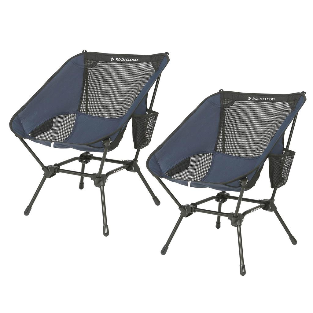ROCK CLOUD Outdoor Folding Low Camping Ultra Load Capacity Mountain Easy To Storage Bag Included Chair, Chair, Chair, Lightweight, Compact, 120kg,