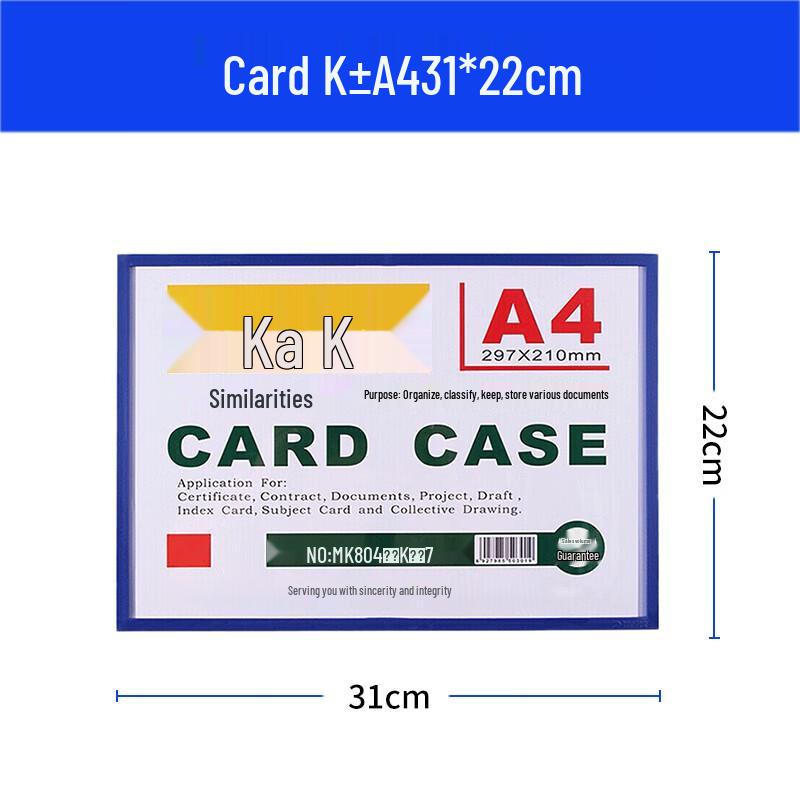 Magnetic PVC Document & Display Card Holders