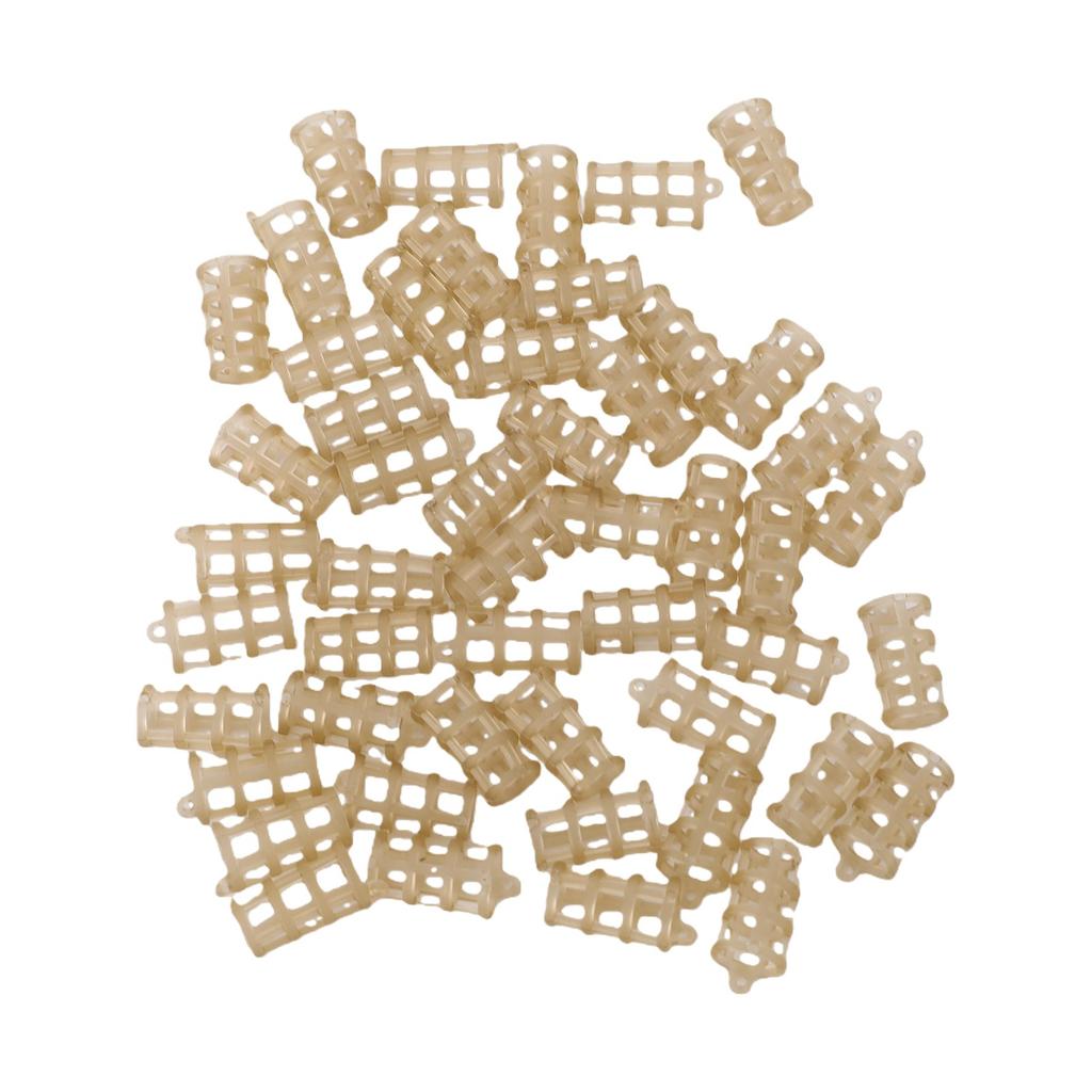 50pcs Bait Cage Fishing Lures Bait Cage Feeder Basket for Freshwater Saltwater Lake River