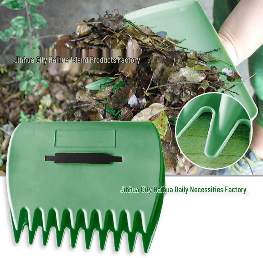 Exclusive Cross-Border Plastic Leaf Rake: Versatile Garden, Lawn, and Horticulture Tool