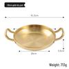 Korean Stainless Steel Double-Ear Hot Pot for Seafood and Rice