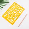 K Resin Drawings Template Ruler For Physical Chemical Instrument Measuring Tool