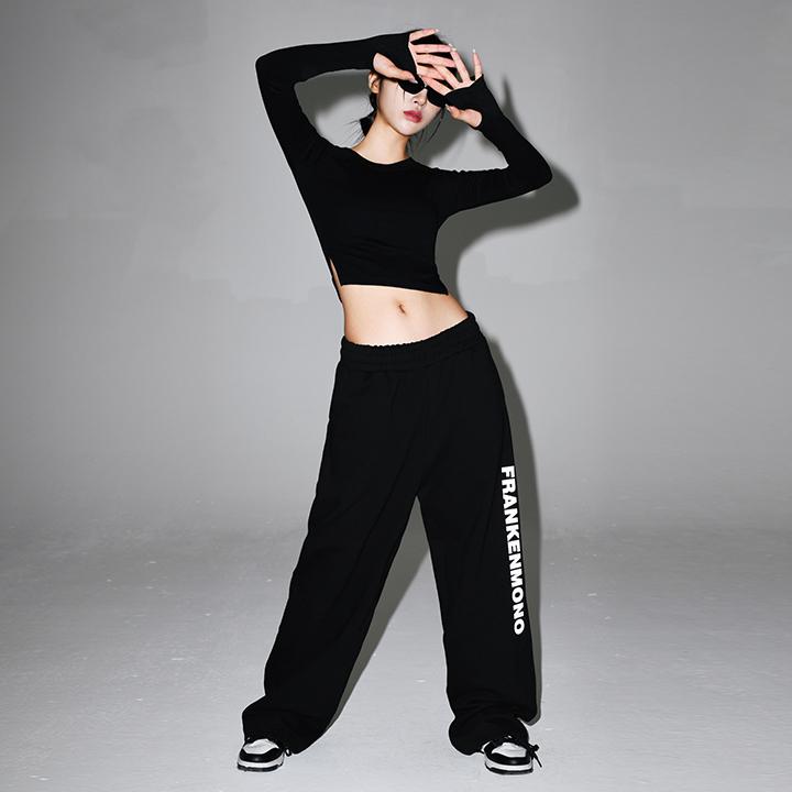 FRANKENMONO (Triple Terry) Reflective Logo String Oversized Pants