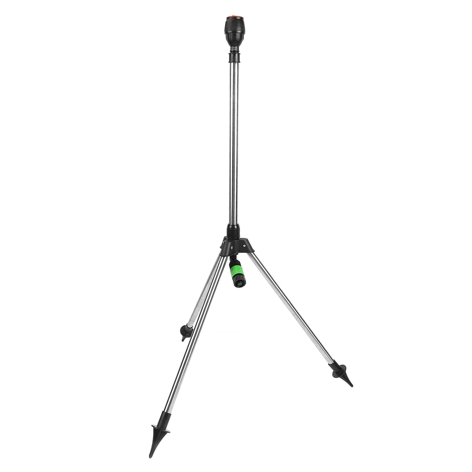 

Sprinkler Tripod 360 Degree Rotating Automatic Irrigation Head Liftable Spraying Stand for Garden Lawn