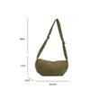 Women Fashion Large Capacity Cotton-padded Bag Puffy All Matched Underarm Bag Quilted Retro Shoulder Bag