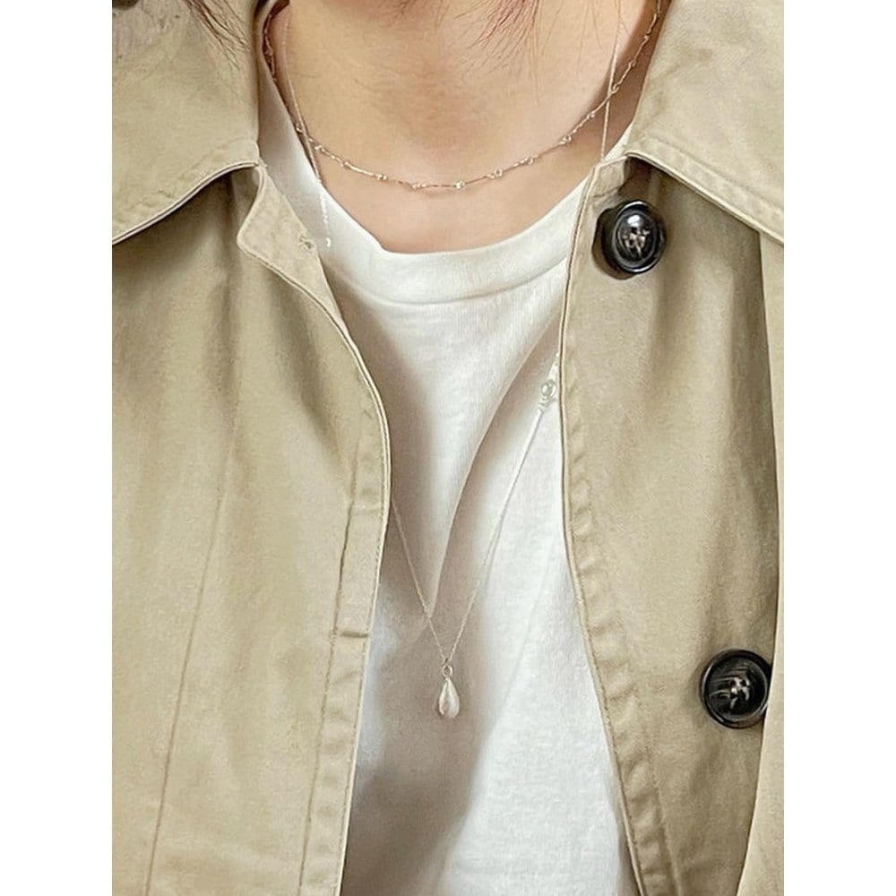 Raindrop Long Necklace