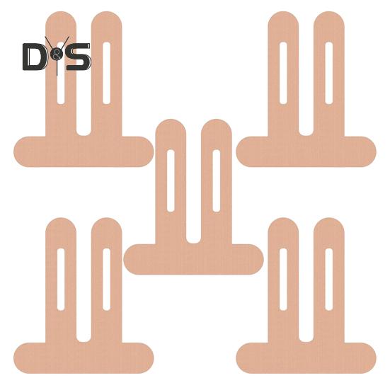 

5/10 шт. предварительно нарезанная кинезиологическая лента для облегчения боли в колене, хлопковая спортивная лента, эластичная лента для поддержки колена для стабилизации колена 5pcs коричневый