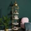Wrought Iron Multi-Layer Floor-Standing Flower Pot & Storage Rack for Living Room, Bedroom, Balcony & Bathroom.