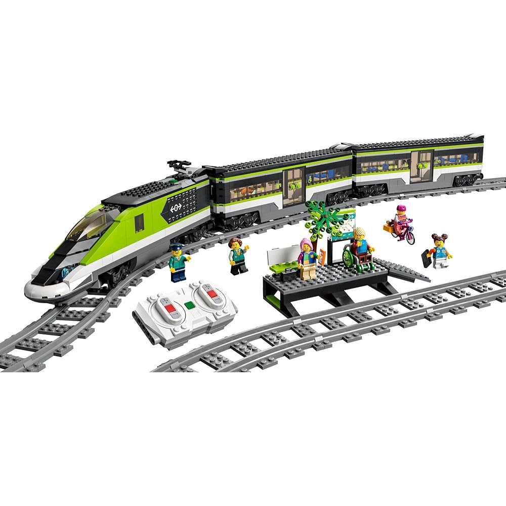 LEGO City City Express Train Set 60337 Building Blocks Toy for Kids Ages 7-9