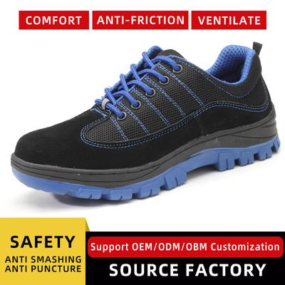 Arbeitsschuhe, bruchsichere und durchstichfeste Sicherheitschuhe mit Stahlkappe, Herrenschutzschuhe