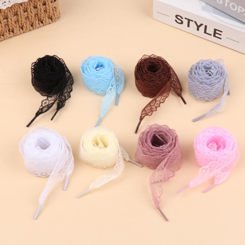 Flat Lace Shoe Laces Fancy Shoelaces For Women 120Cm Length Canvas Sneakers Outdoor Casual Shoes Shoelace