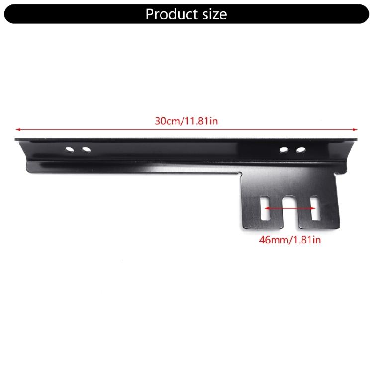Front Bumper License Plate Mount Bracket License Plate Holder Mounting Kit Relocator Holder Universal with Bolts Nuts