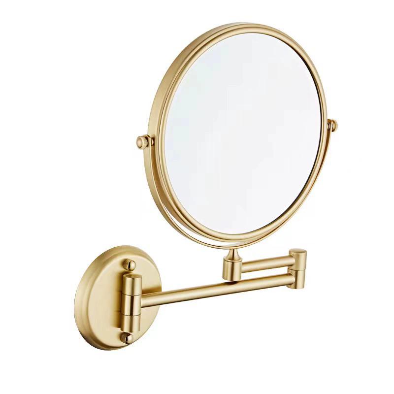 Antique Bathroom Mirror 8 inch Dressing Mirror 3X/1X Magnifying Mirror Folding Gold Makeup Mirror Cosmetic Mirror Lady Gift