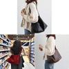 Pu Tote Bag For Women With Inner Zipper Pockets And Spacious Waterdrop Shape For Daily Use