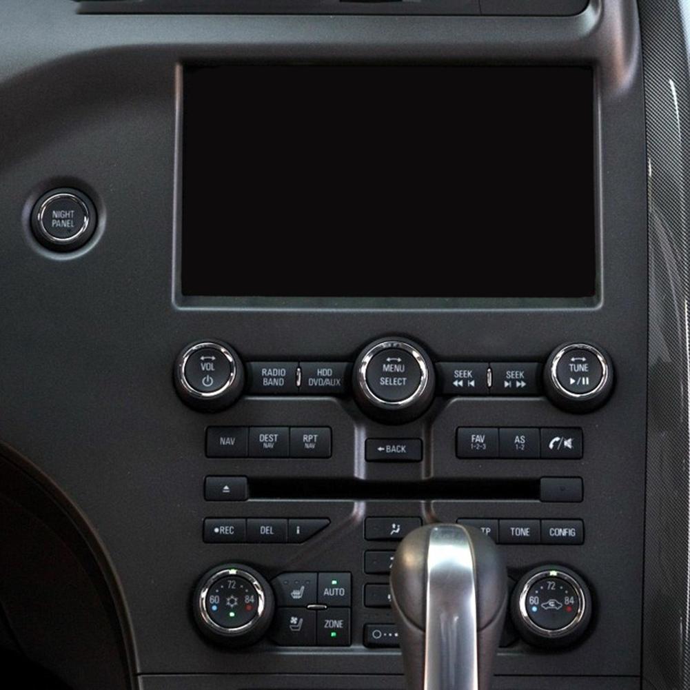 Svarte reparasjonsklistremerker Klimakontroll Høykvalitets vinyl