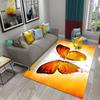 3D Colorful Oil Painting Butterfly Carpet Entrance Door Carpet Bedroom Decor Living Room Floor Mats Bathroom Non-slip Area Rugs