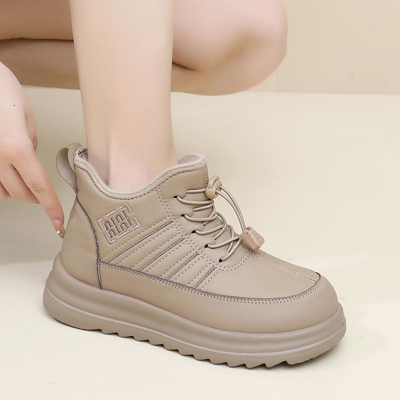 Women's Winter Thickened Cotton Shoes for Warmth and Fashionable Versatile Anti-Slip and Durable Free Shipping