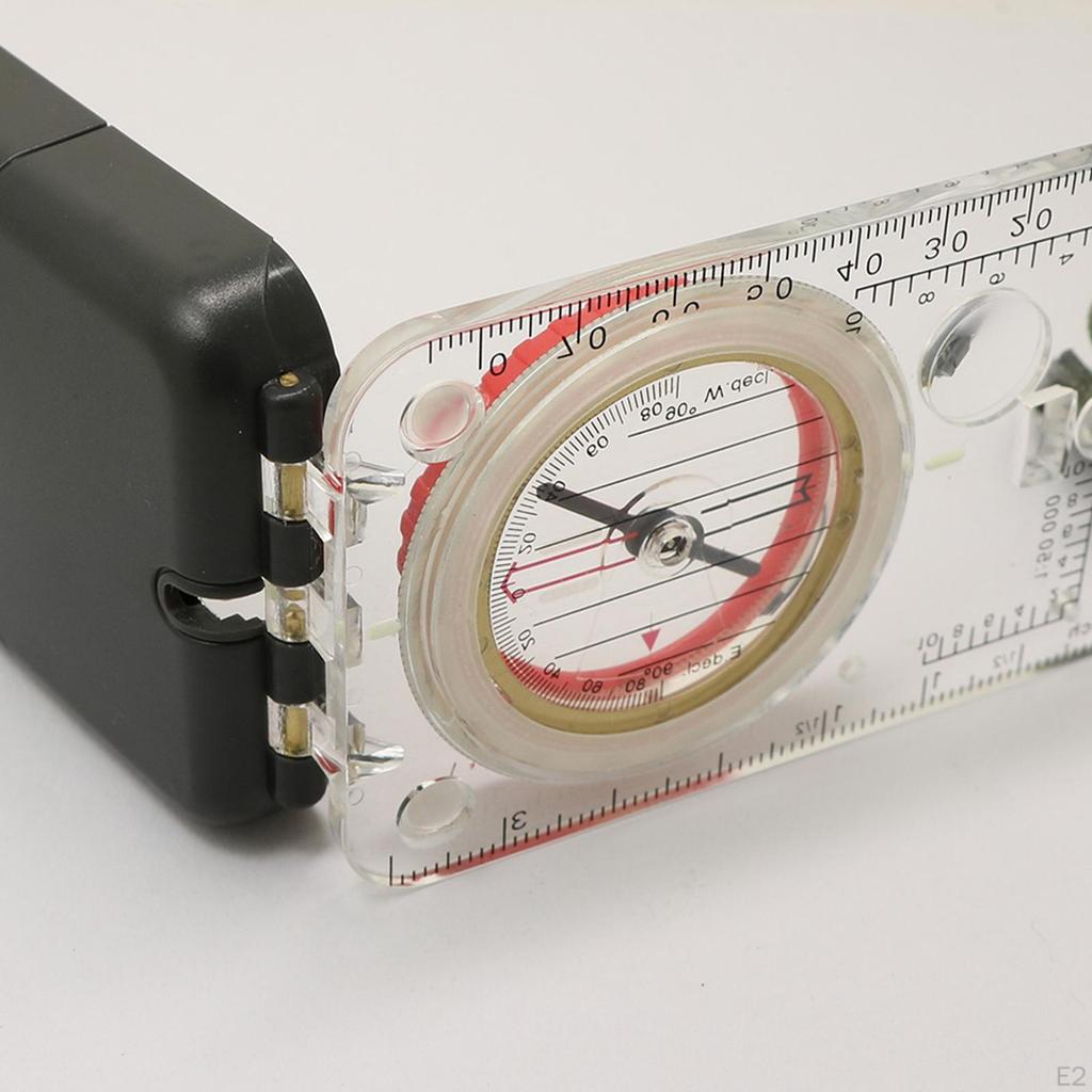 Sighting Army Compass Multifunctional Map Ruler Clinometer Backpacking
