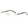 Uv400 Rimless Sunglasses Rimless Fashion Sunglasses Oval Frame Sunglasses Fashion Trendy Sun Glasses For Fashion Styling