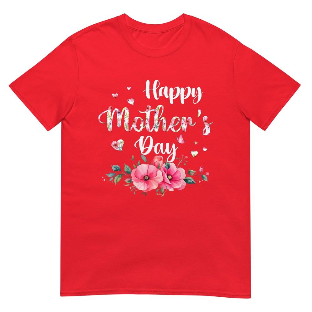 Happy Mothers Day Mommycute Floral Unisex Mom Grandma Tshirt S