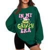 Women's Casual Fashion Long Sleeve Christmas Printed Round Neck Sweatshirt Top