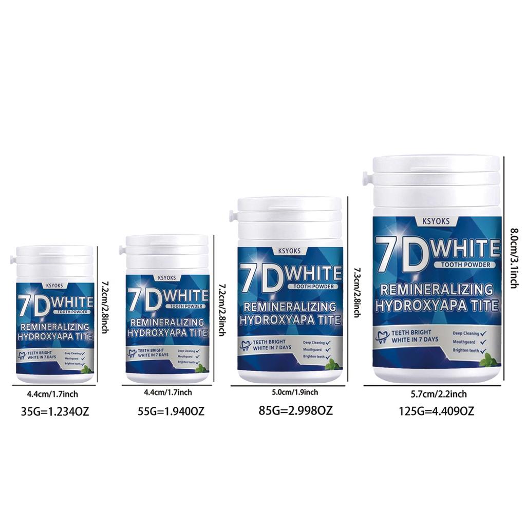 Teeth Turn White Within 7 Days, As If Illuminated, Becoming Transparent and Clean