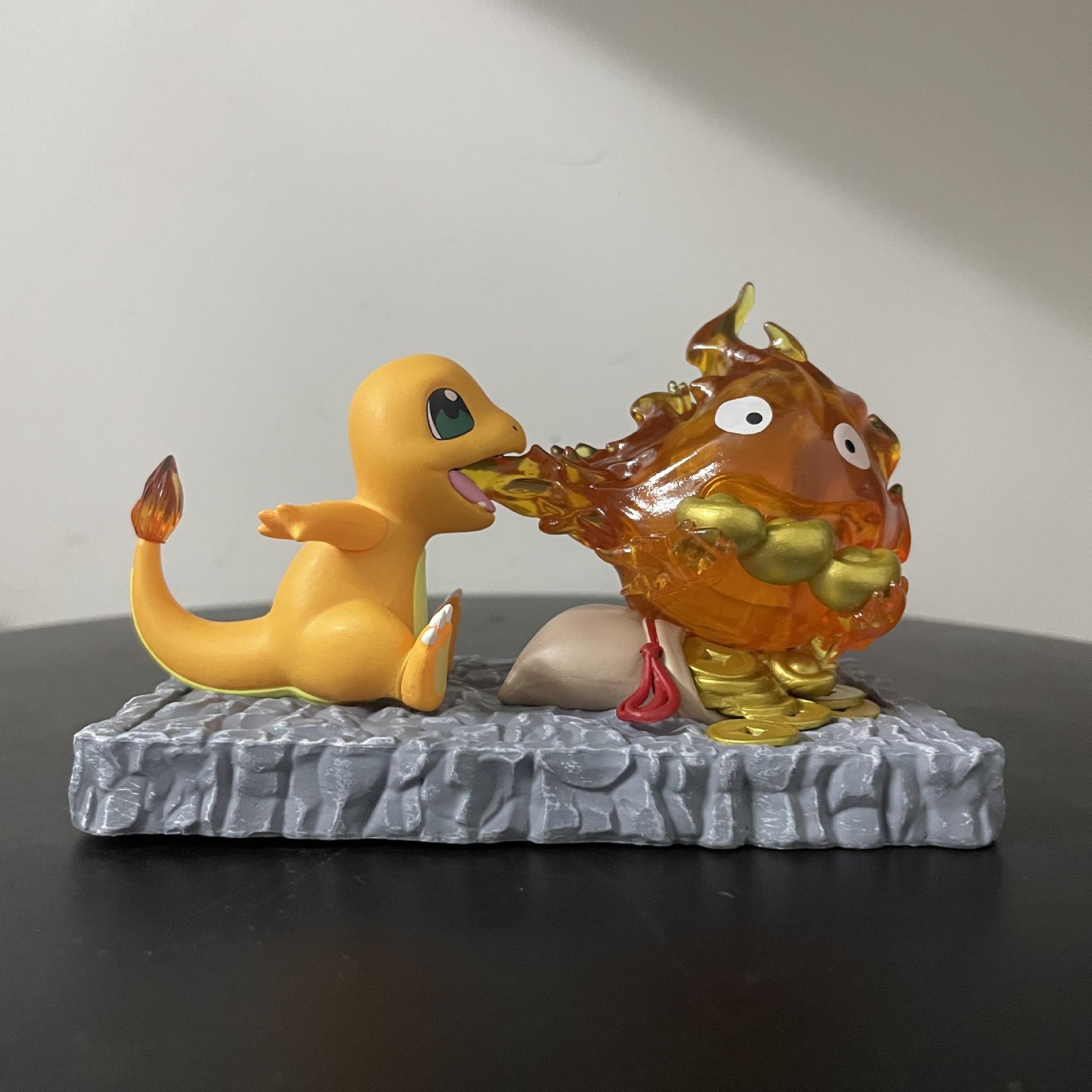 Pokemon, Fire Dragon, Flame Of The Heart, Cassifa, Glowing, Fire Demon, Boxed Figure