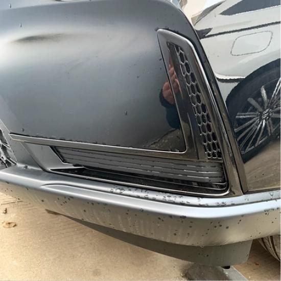 Bright Black Front Fog Light Lamp Trim for Honda CRV CR-V  2024 2025