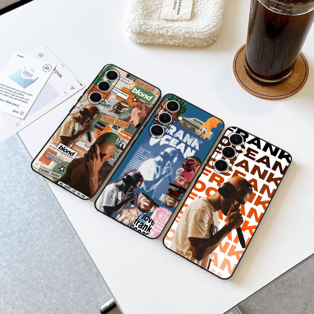 Singer F-Frank O-Ocean Phone Case For Samsung S 24 Fe 25 Ultra Plus 20 Lite 21 30 22 23 24 22 Ultra 5G Fundas