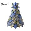 Tischmitte Sonnenblume Biene Baum DIY Bastelset, 3D gestepptes Stoff-Baumwoll-Patchwork-Set, Handgefertigte Tischdekoration für Wohnzimmer Schlafzimmer