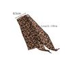 Boho Scarf Belt Leopard Print Women Neckerchief Trendy Hair Band Head Wrap