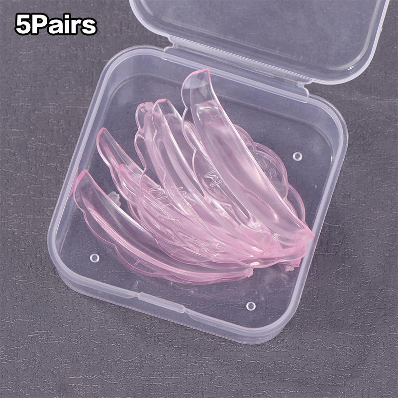 

5 пар силиконовых подушечек для перманентной завивки ресниц, многоразовые, моющиеся, щитки для лифтинга, бигуди для ресниц, палочки для ресниц, инструменты для макияжа розовый
