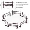 Farm Animal Miniature Set: Horse, Sheep, Cattle, and Pigsty Fences for Kids' Playhouse