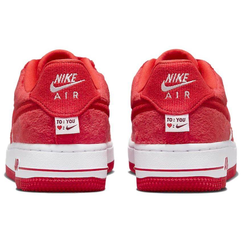 Nike Air Force 1 Low GS Valentinstag 2024 Kinder Sneakers Rot Feuerrot Hellpurpur FZ3552-612
