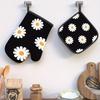 2PS 10.6*6.7 Inch Heat Re2PSi2PStant Oven Mitt2PS Potholder2PS 2PSmall Dai2PSie2PS On a Black Backg